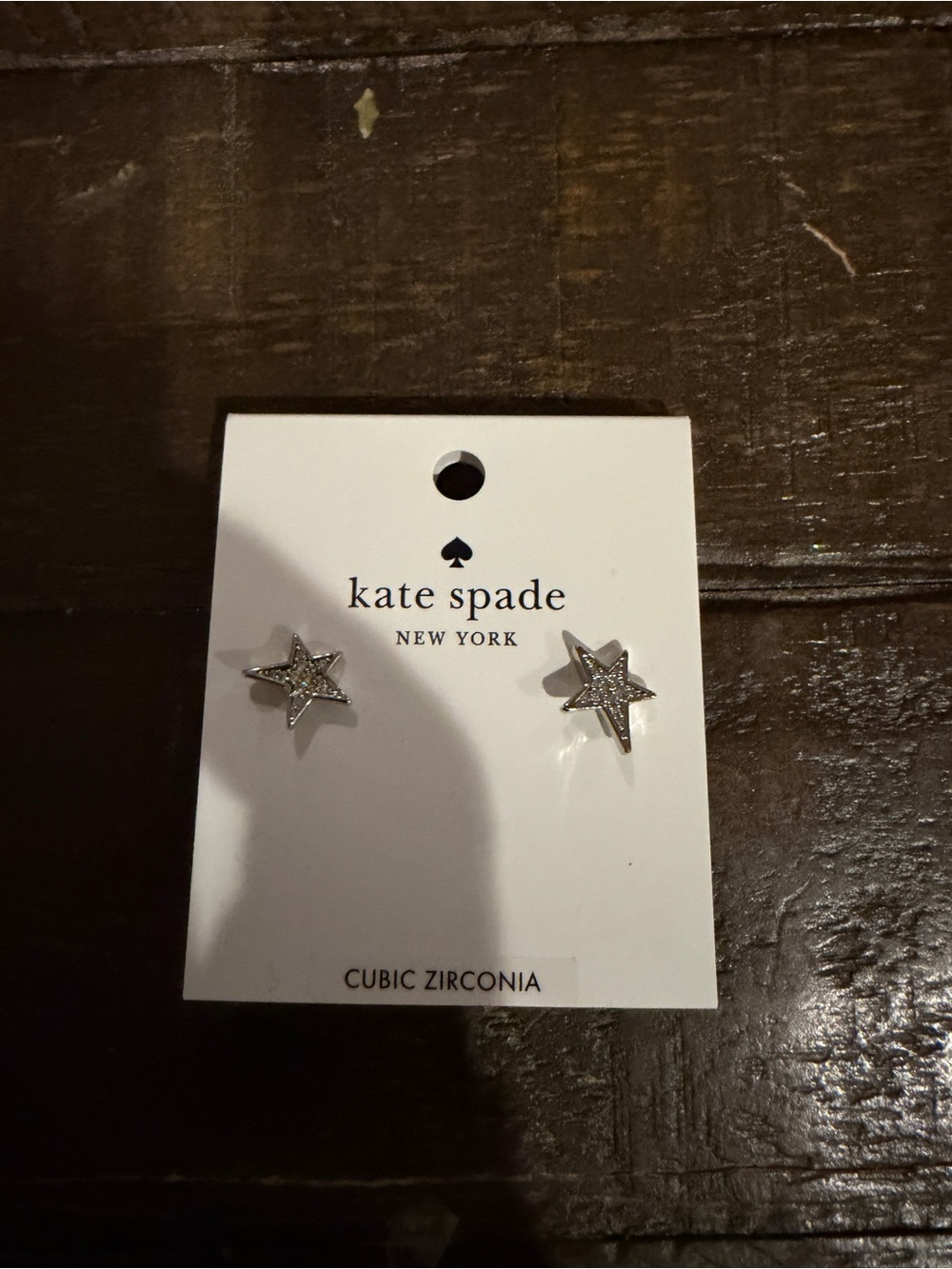 kate spade Silver Star Cubic Zirconia Stud Earrings
